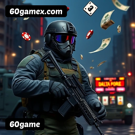 Aplicativo móvel 60game para iOS e Android